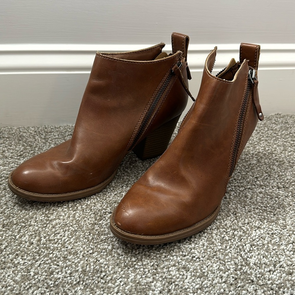 DV by Dolce Vita Chestnut Ankle Booties